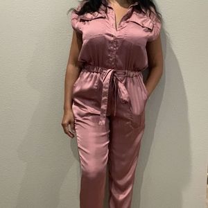 MSSP SILK ROSE ONE PIECE JUMPSUIT!